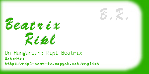beatrix ripl business card